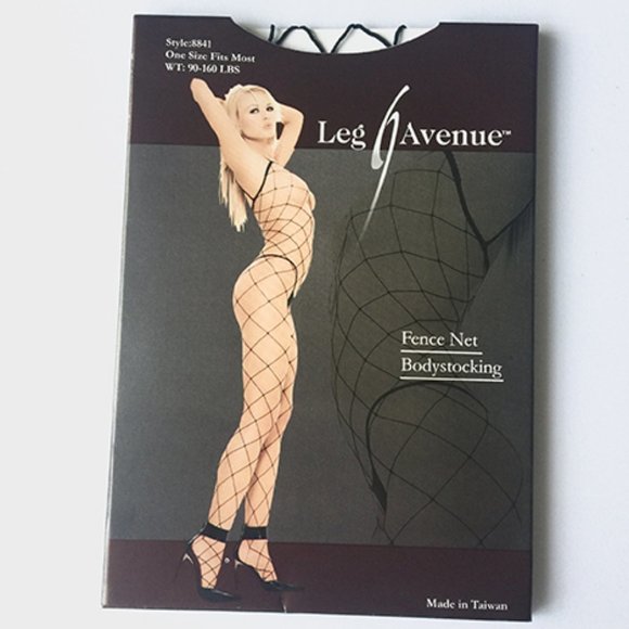 NWT Fishnet Spaghetti-Strap Cami Bodysuit - Picture 4 of 6